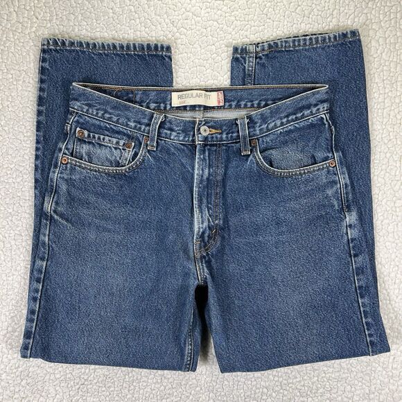 Levi’s 505 Jeans Men’s 34x30 (Actual 32x29) Blue Regular Fit Straight Denim Y2K